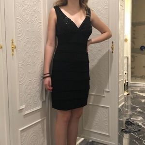 Black cocktail dress...super comfortable!